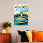 Wallity Cuadro Decorativo de Vidrio Templado Multicolor 30 x 45 cm